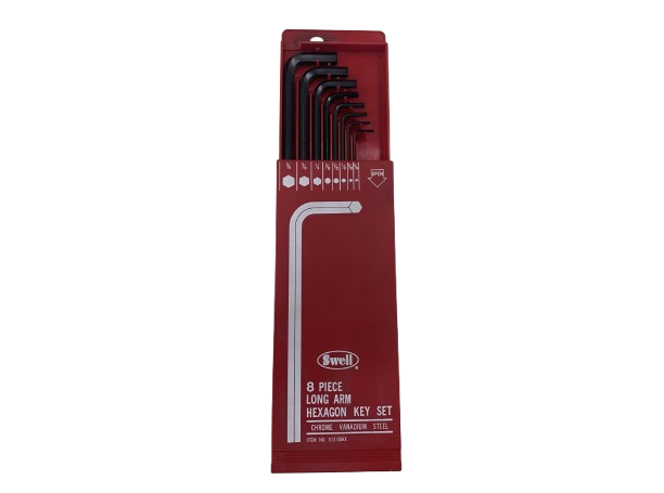 סט מפתח אלן   XL בקופסא 3/8-5/64  SWELL SWL013-08AX