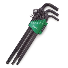 סט מפתח  אלן כדורי מושחם 1.5-10 SWELL SWL054-02ML