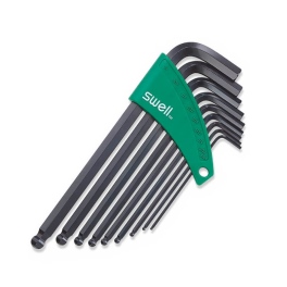 סט מפתח אלן כדורי L במחזיק 1.5-10 SWELL SWL086-04ML