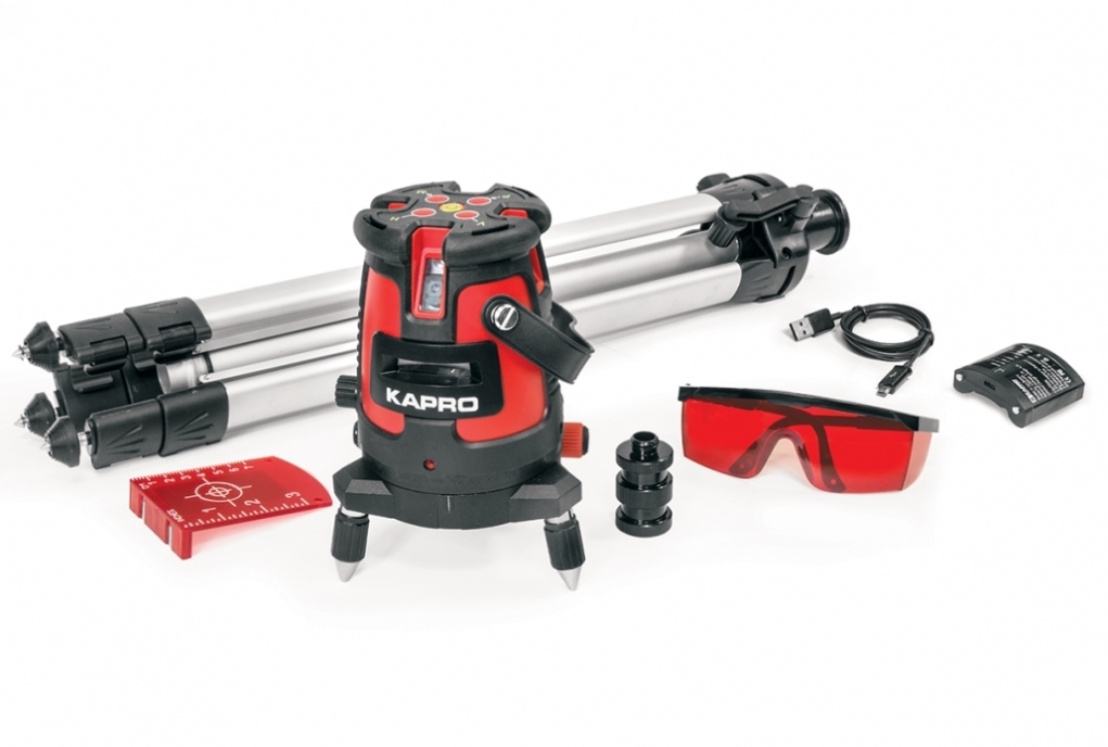 לייזר רב קווי+875חצובה+משקפיים - KAPROKPR875KIT