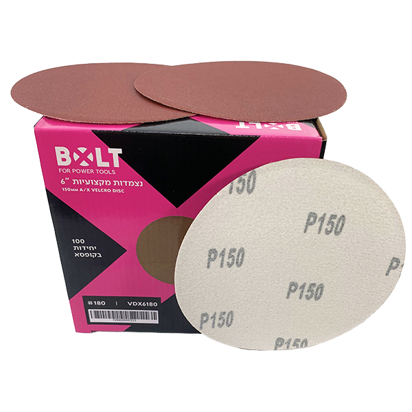 דיסק נצמד מקצועי "6 ללא חורים  #40 (קופסא 100 יח)  BOLT VDX6040