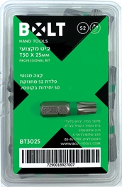 ביט טורקס  T30 X 25MM , קופסא של 50  BOLT BT3025