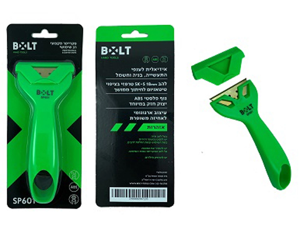 סקרייפר פלסטיק להב טיטאניום 60ממ BOLT SP601