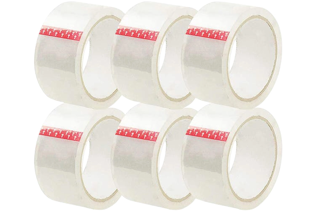 שישיית נייר דבק שקוף לאריזה BOLT PT240X6 2"x40m