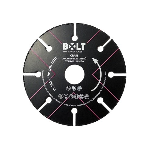 דיסק קרביד "4.5  לעץ ולפלסטיק BOLT CR451
