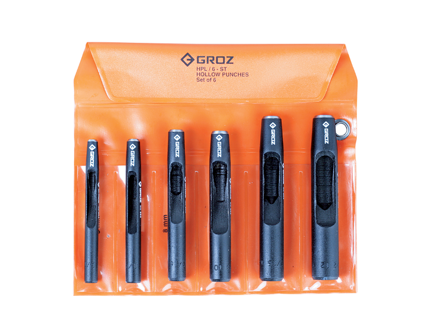 מקבים חלולים סט 6 יחידות GROZ HPL/6/ST
