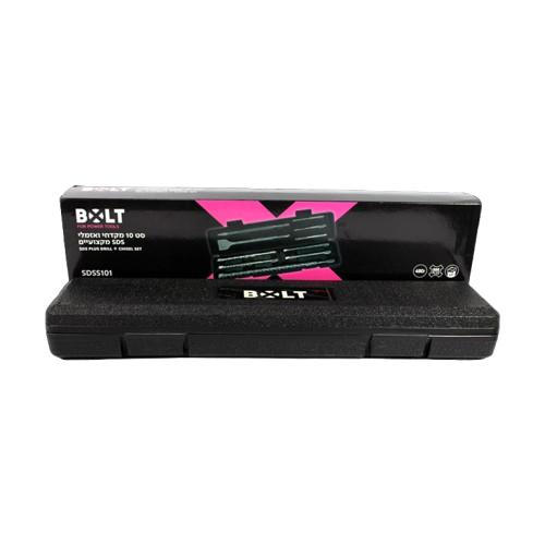 סט 10 מקדחי ואזמלי 5-20 ממ  SDS מקצועי  BOLT SDSS101