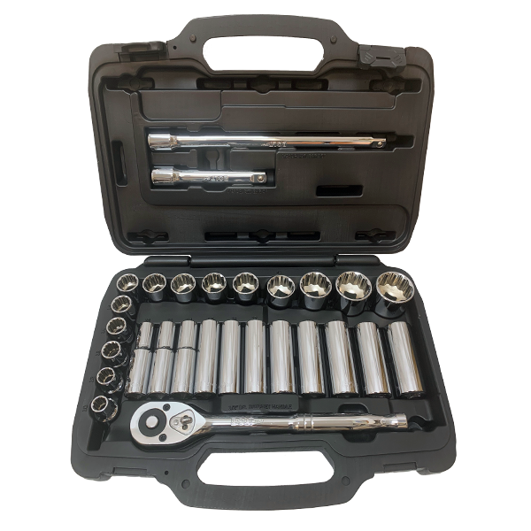 סט בוקסות מקצועי "1/2  - 28 חלקים BOLT SWS1228