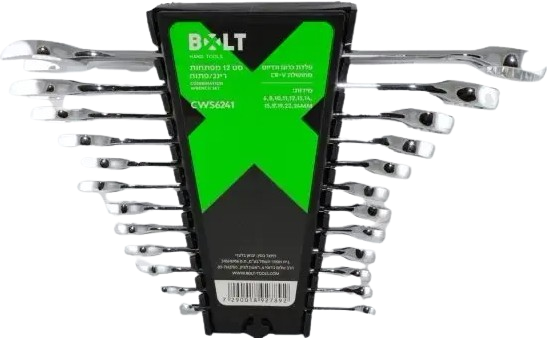 סט 12 מפתחות רינג/פתוח 6-24ממ   BOLT CWS6241
