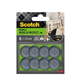 רפידות אפורות להגנה והזזה  3M 24MM