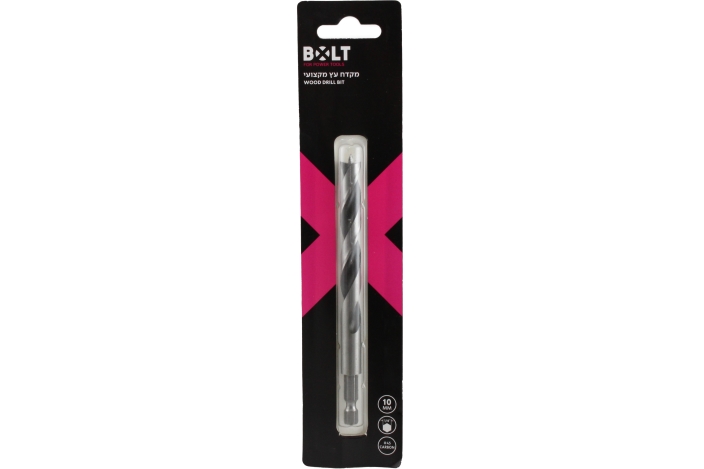 מקדח עץ מקצועי ק.ביט 10ממ BOLT WDB10