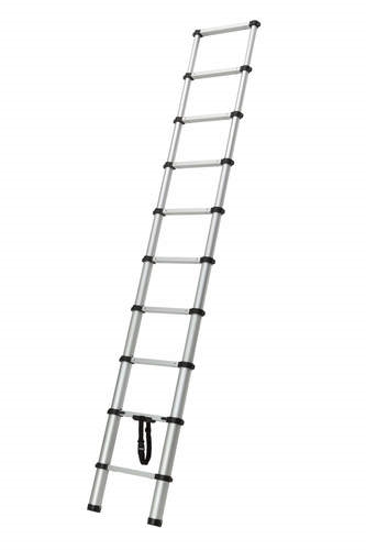 סולם טלסקופי נשען 10 שלבים 2.9 מטר KAPRO