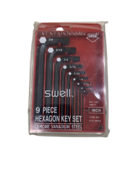 סט אלן בקופס 1/16-3/8 SWELL 013-09AS