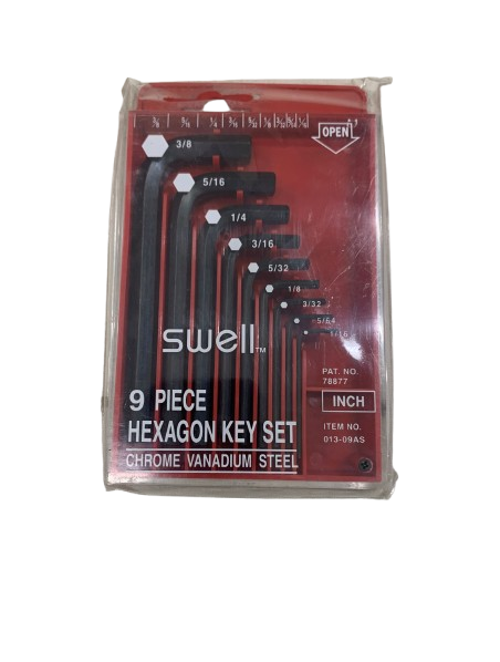 סט אלן בקופס 1/16-3/8 SWELL 013-09AS