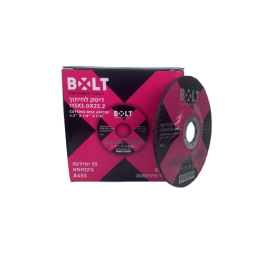 דיסק פלקס 4.5X1/8 לחיתוך ברזל/נירוסטה   BOLT A453