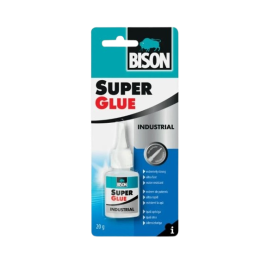 דבק מהיר בקבוקון 20 גרם בבליסטר BISON