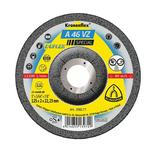 דיסק חיתוך לפלדה/פלב"מ KLINGSPOR 216916 A 4.1/2X2.5 SUPER