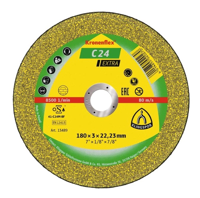 דיסק חיתוך בטון (3) KLINGSPOR 206082 C 9X1/8
