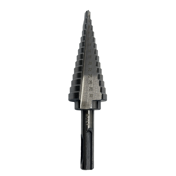 מקדח מדורג מקצועי 4-30ממ קנה BOLT SD430SDS SDS