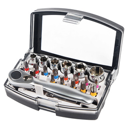 סט בוקסות מיני "1/4  - 24 חלקים BOLT SWSM24