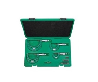 סט מיקרומטר מכני 0-100מ'מ INSIZE       3203-1004A0.01