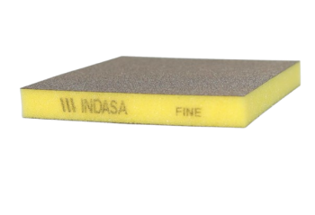 ספוג ליטוש דו-צדדי צהוב -  INDASA  FINE