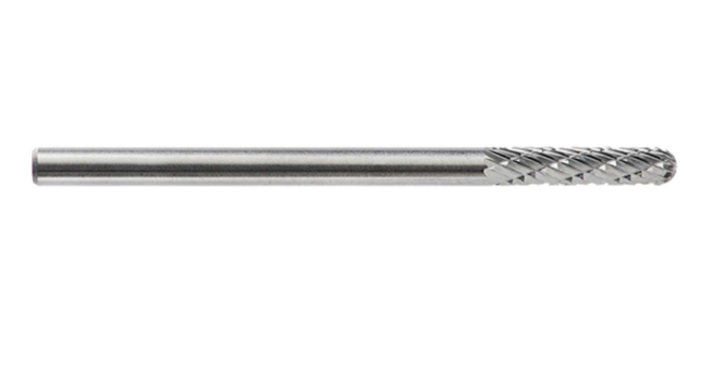 פצירת וידיה מסתובבת' MENLO 43114 CR 2(1)L SC-42ML2 Double Cut Bur 60206