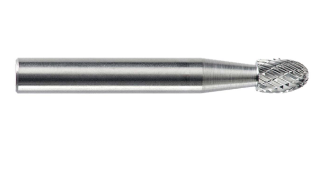 פצירת וידיה מסתובבת' (1)MENLO 30664 OV2 SE-41M Double Cut Bur 60286
