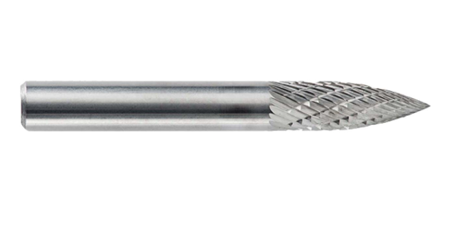פצירת וידיה מסתובבת' 4 MENLO 60574 TP SG-1M Double Cut Bur 60396